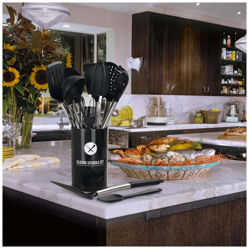 Artechworks 14 Utensil Set, Black