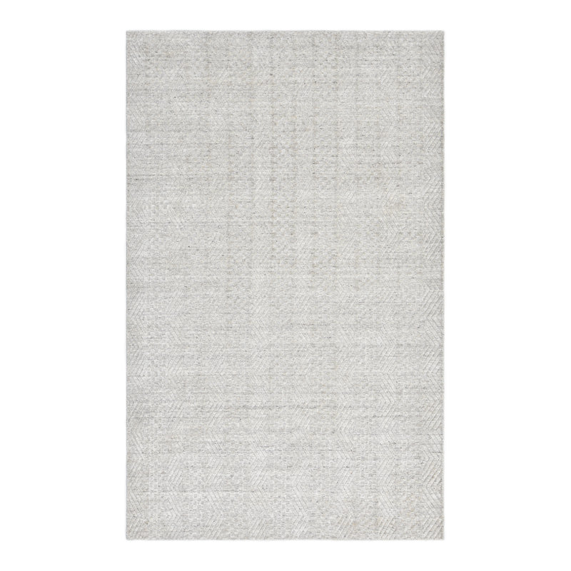 Beth Area Rug in Silver, Rectangle 5' x 8'