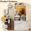 Armoire Wardrobe Closet With Motion Sensor Light And Drawer