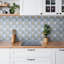 Cella 30cm x 30cm PVC Field Tile in Blue