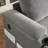 Pull-Out Chenille Queen Sofa Bed With Memory Foam Mattress-1257220724