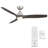 Skylark 3 - Blade Indoor/Outdoor Smart Ceiling Fan with Adjustable CCT 2700K-3000K-4000K-5000K LED Light Kit and Remote Control Included, Works With Alexa and iOS or Android App-528394841-528394842