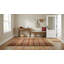 Tapis transitionnel multicolore en laine tissé à plat rouge Lush-16327790
