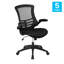 Chaises de bureau ergonomiques pivotantes en filet avec accoudoirs relevables Kelista
