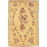 One-of-a-Kind Rectangle 3'4" X 5' Hand Knotted Area Rug
