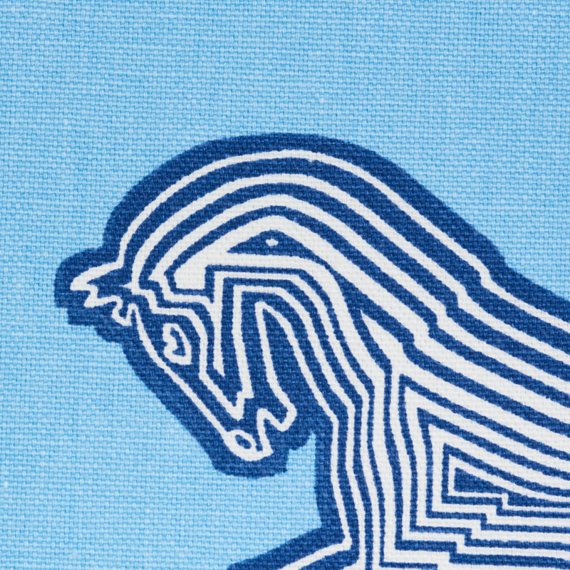 Tissu Faubourg, Bleu