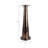 Modern Glass and Aluminum Pillar and Taper Holder with Sculptural Metallic Form and Wrapped Midsection Detail for a Sleek Decorative Accent in Contemporary Stylish Home Decor Settings-274035592