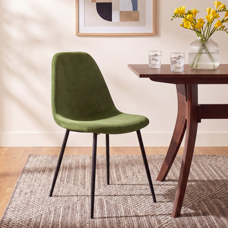 Kody Performance Velvet Dining Chair, Bella Forest Performance Velvet