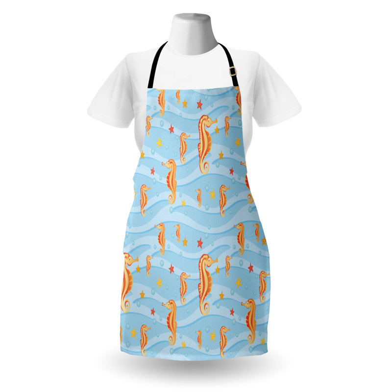 No Pattern Bib Apron