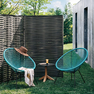 Chaise d'extérieur en tissu hamac Levon