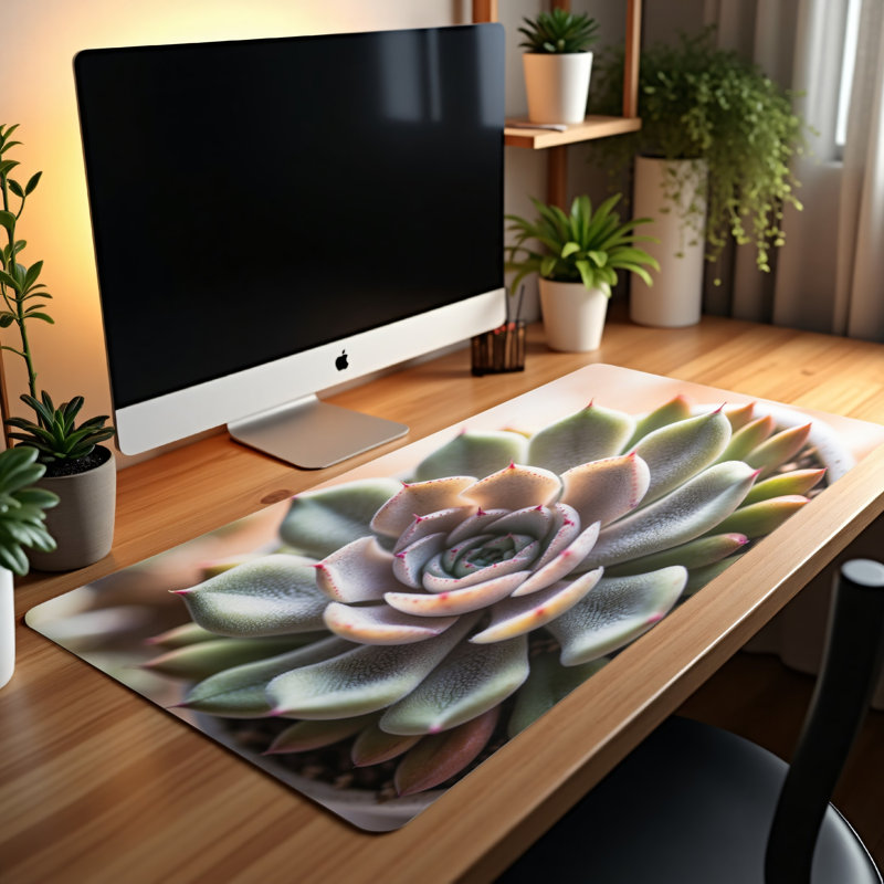 Polyester Desk Pad, 14.4x12.1
