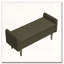 Banc de rangement en velours Teddy-1781089967