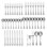 Oneida Boutonniere 45 Piece Everyday Flatware Set, Service For 8