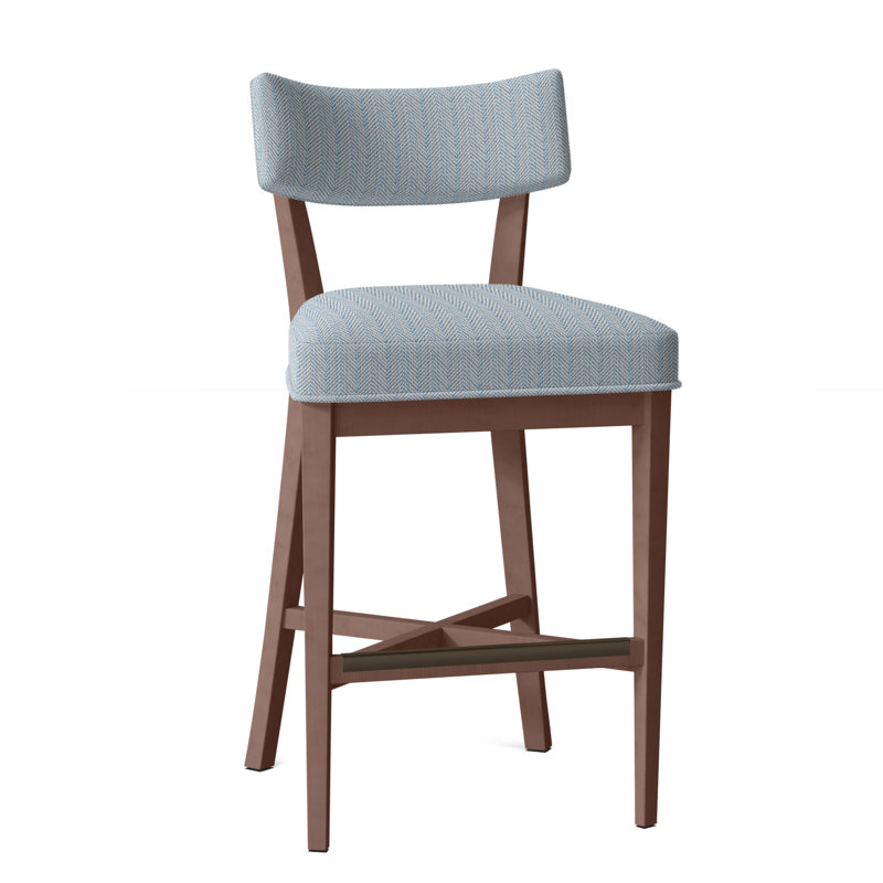 Tabouret de bar 29,5 po Juliet, Noyer, Perigold Posh Sky, Tabouret de bar (siège d'une hauteur de 29,5 po)