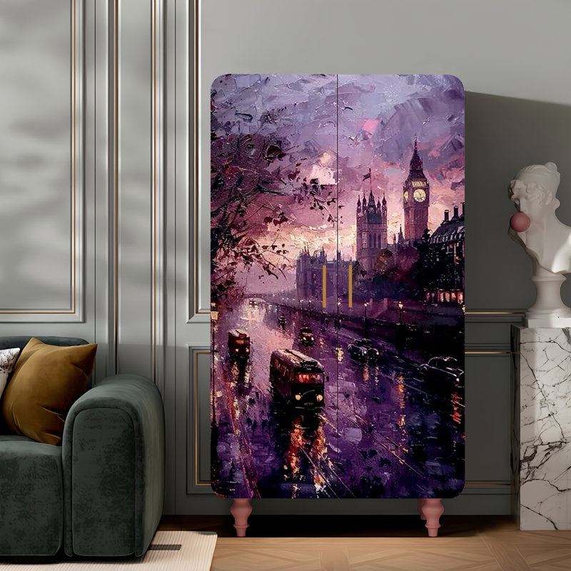 Household minimalist creative art wardrobe