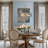 Hanshelmut 4 - Light Modern Shaded Drum Chandelier with Texture Glass（1-Set)