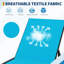 2 chaises longues de patio en textile avec table d'appoint, ensemble de chaises longues d'extérieur, chaises longues de piscine à dossier à 5 niveaux sur roulettes-1277089655