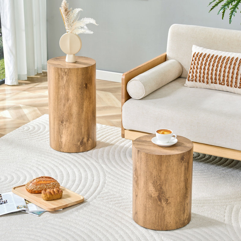 Ensemble de deux tables de bout, petites tables basses d'intérieur