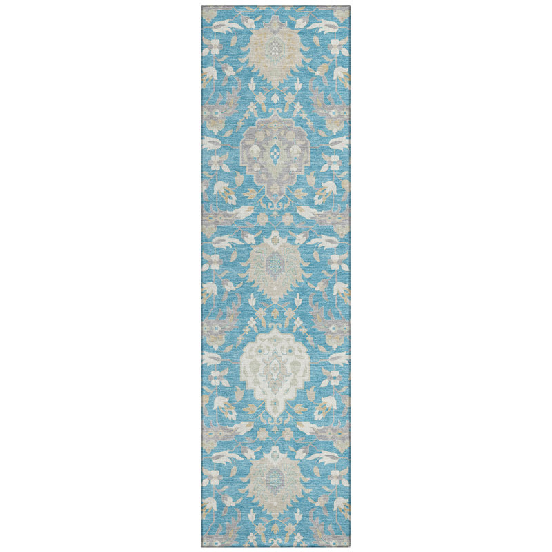  Machine Washable Indoor/Outdoor Chantille ACN1026 Rug, Runner 2'3" x 7'6"