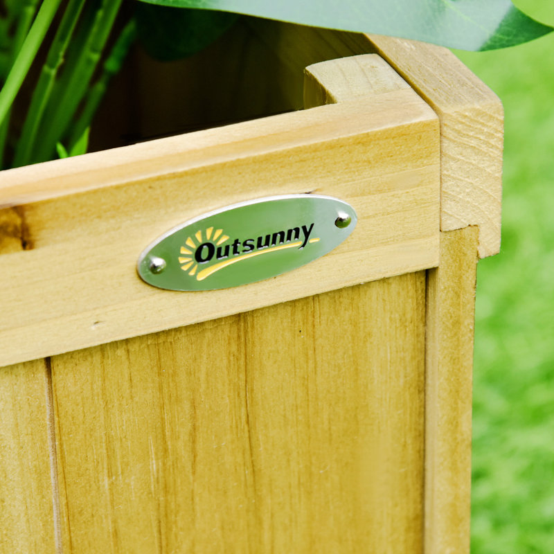 Anneriet Raised Garden Bed, Oak