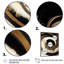 «Black and Gold Swirl VI», art mural moderne sur toile-460339149-460339186