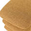 Square Linen Swivel Ottoman Footstool with Stacked Cushion Design for Living Room-582446645