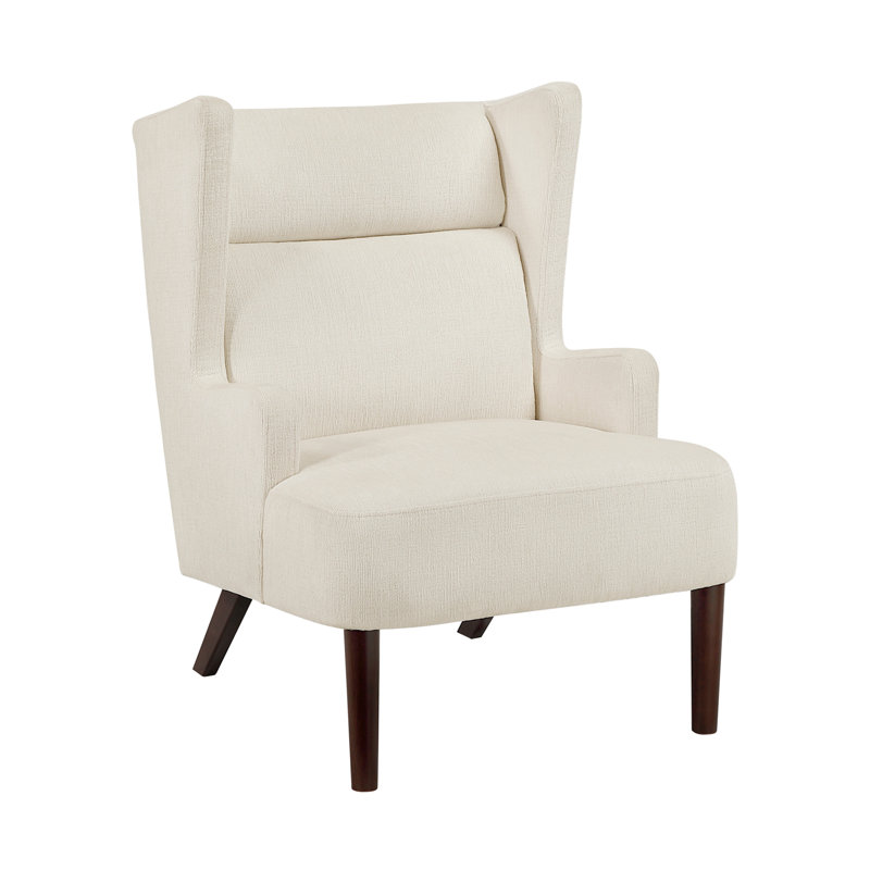 Fauteuil à oreilles contemporain, Beige