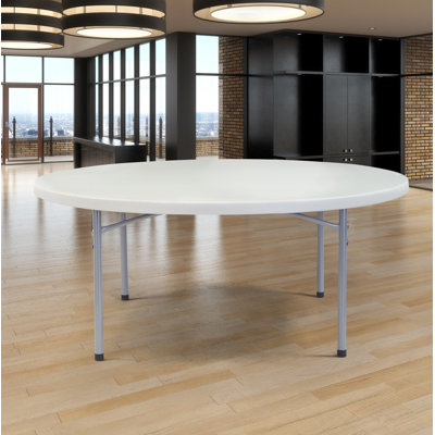 Table pliante circulaire en plastique 60 po