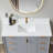 Malaga 49'' Stone Single Bathroom Vanity Top with Sink-92397880
