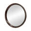 Miroir mural en bois de manguier de style transitionnel avec cadre en bois de manguier massif D20x1,5 "-1153626113