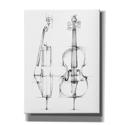 " Cello Sketch " by Ethan Harper