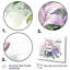 Symphonie de lys mauve et vert I - art mural floral-1868865890-1868865901