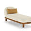Chaise confortable en bois massif