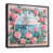 Toile avec cadre flottant noir