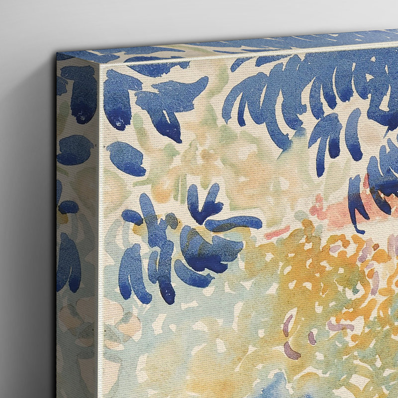Henri-Edmond Cross - Wrapped Canvas Painting, 50cm H x 76cm W