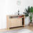 47" Weathered White Sideboard – Rustic Storage with Modern Functionality