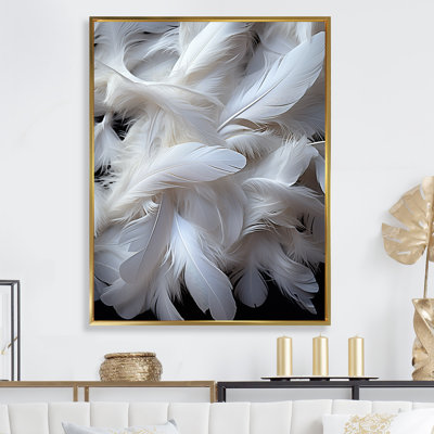Light As A Feather I - Feathers Canvas Wall Art