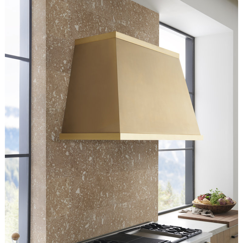 Monogram 53" Custom Brass Designer Collection Hood
