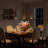 1 -Light Natural Stone Elongated Pendant Light