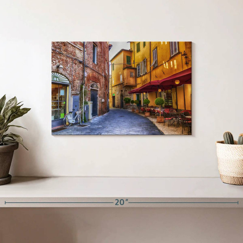 Sirci Street à Lucca, H 8 po x l 12 po