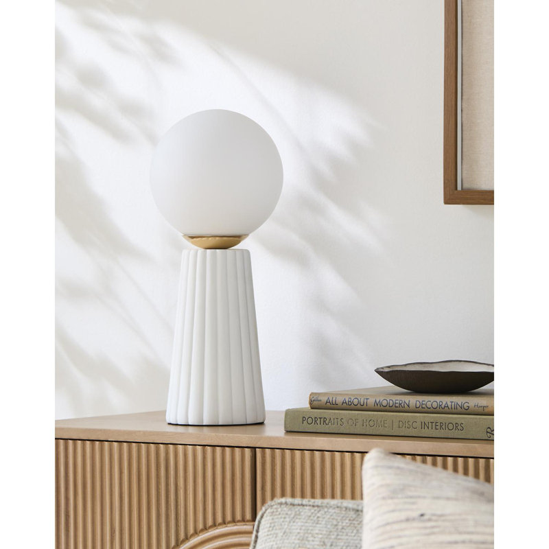 Lampe de table Burkhalter, Blanc