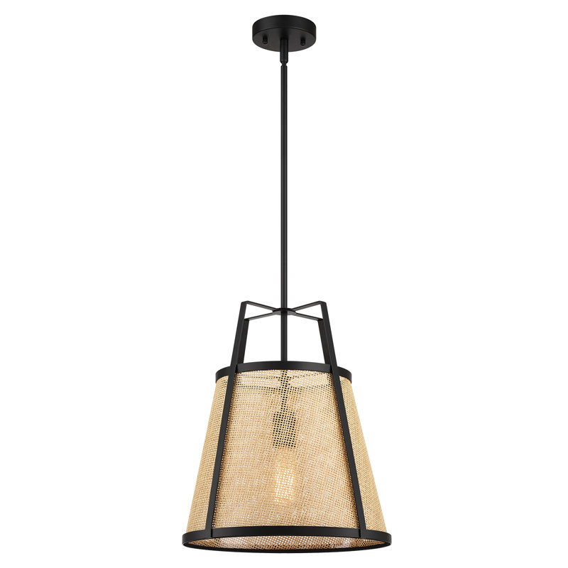 Bixler 1 - Light Matte Black Pendant