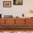 Retro design simple solid wood TV cabinet