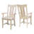Hermelinda 18.1'' H Solid Wood Armchair