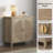 Rattan Sideboard With 2 Doors And Adjustable Shelves