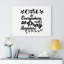 God Is Everywhere So Pray Anywhere - Wrapped Canvas Print-1852240937