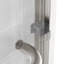 Porte de douche réversible double coulissante avec verre trempé transparent de 6 mm de largeur, l 60 po x H 72 po-101945236-108648824