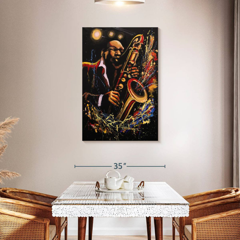Abarca Jazz Acrylic, 45" H x 30" W