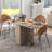 Folding Dining Table, Drop Leaf Table with 2-tier Shelves