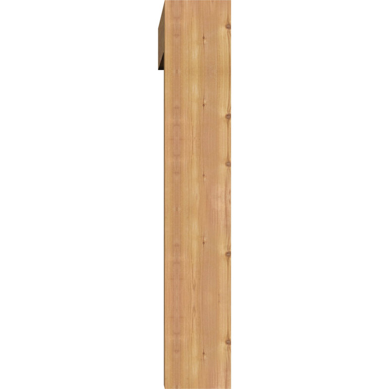 Support Westlake Block avec support décalé, 44 x 44, Cèdre rouge occidental de l 7 1/2 po (lisse)